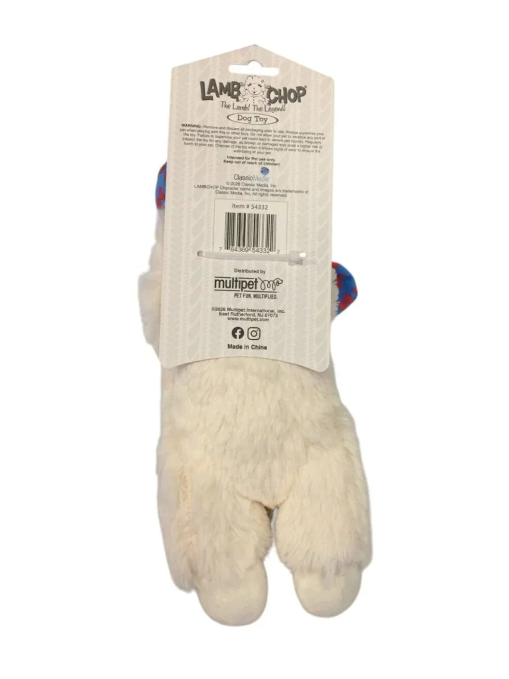 Lamb Chop Red Bows Ears Paws 8